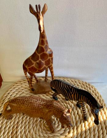 Quality Carved Wooden Animals 1
