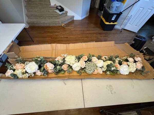 Artificial Rose, peony, Table Centerpiece, sweetheart wedding, home decor Flower 1