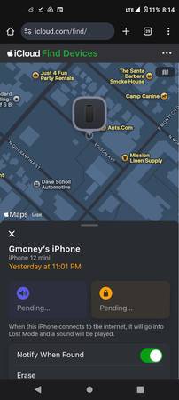 Dejé mi iPhone 12 mini blanco en tu automóvil (Santa Bárbara)64054130475650120