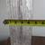 MCM Chrome & Patterned Glass Column Table Lamp 1970's 5 thumbnail