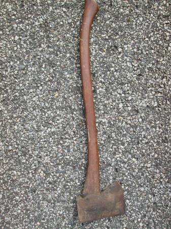 Vintage Wood Axe 1