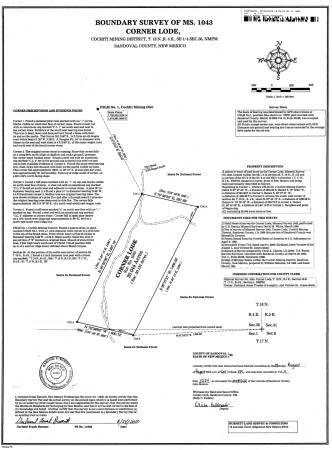 $30,000 Reivindicación minera patentada de 20 acres - Montañas Jemez (Cochiti)63659832847745120