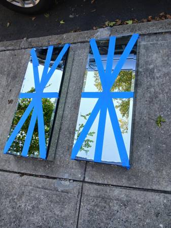 Medicine cabinet 16x40 used with mirrors on all sides $50/each 2 avail 1