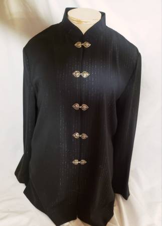 R&M Richards Pinstripe Top 1