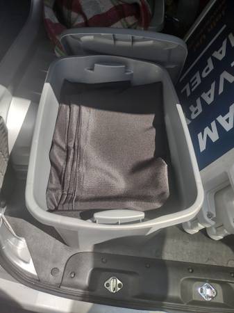 Black table drape for 6 ft. Table 1