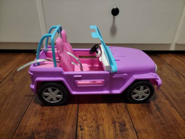 Barbie Jeep and Barbie 1