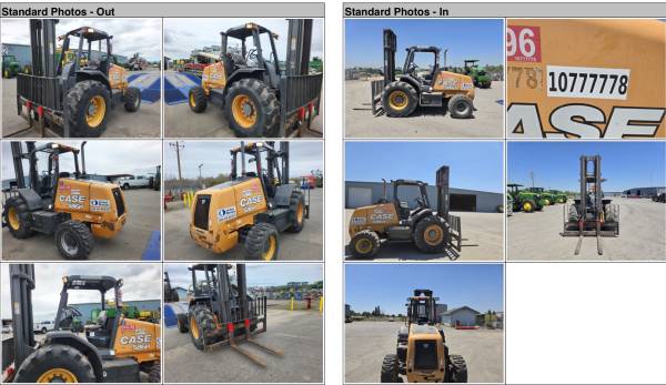2018 CASE 586H 6K# 4wd ROUGH TERRAIN FORKLIFT, DSL 1