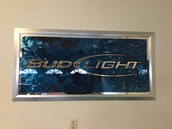 Bud Light Bar Mirror 1