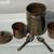 Vintage Brown Enamel Coffee/Tea Camping Kit 3 thumbnail
