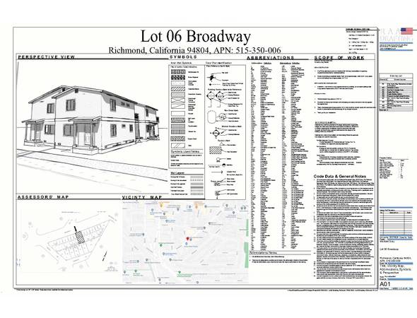 $199,000 Terreno Vacante - Broadway, Richmond - Planos Preliminares - 4 Unidades (richmond / point / annex)63682814273025123