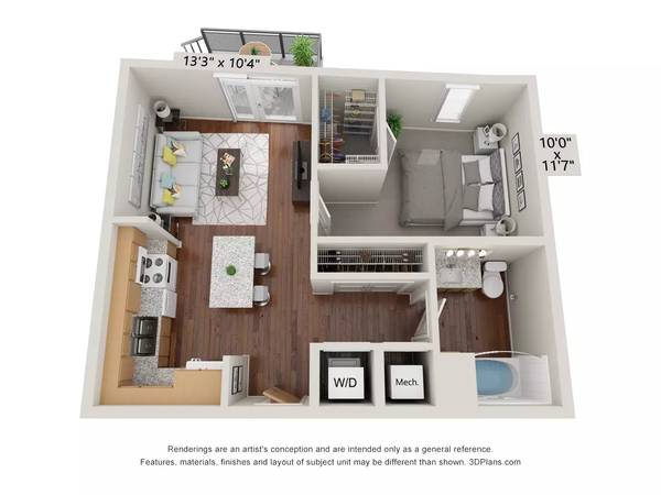 $1,232 / 1hab - 605ft2 - Más allá de lo común: 1 hab, 1 baño, 605 pies cuadrados de comodidad. (Nashville - Cleveland Park)63680193475971121