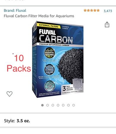 30 Packs of Carbon Filter Media Aquariums, Premium Bituminous 1