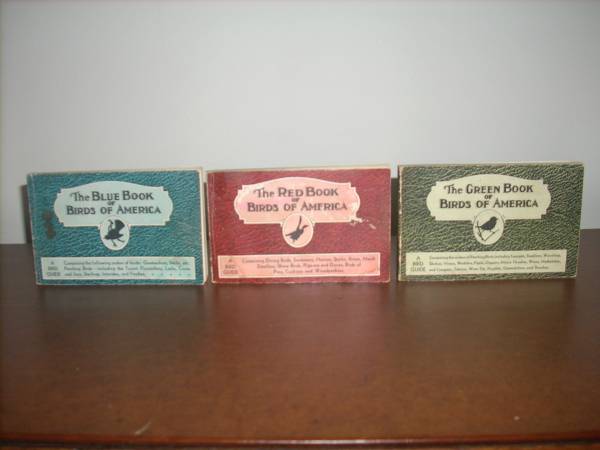 ANTIQUE COMPLETE 3-BOOK SET OF BIRDS OF AMERICA FORM 1931 1