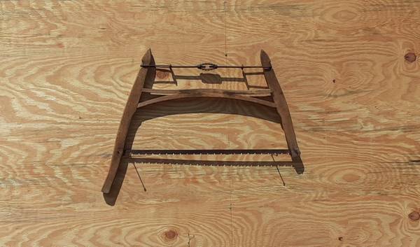Antique Buck Saw Natural Color Thin Blade 1
