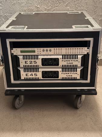 funktion one mc2 e25 e45 amplifier xta dp448 xo4a dsp processor sound 1