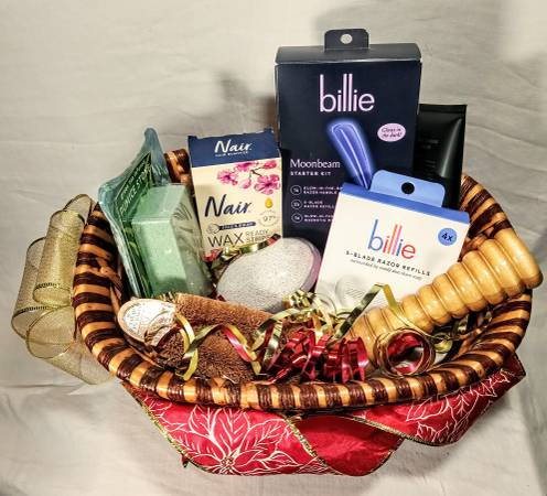Leg and foot primping gift basket 1
