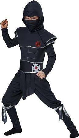 Ninja Warrior Costume Child 8-10 yo 1
