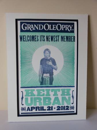 #356 Keith Urban Poster 1