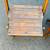 Set of 6 Antique Vintage Snyder Folding Chairs Wood Slat Mid Century 18 thumbnail