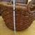 Rare IKEA Lustigkurre Jumbo Wicker Round Basket 2 thumbnail