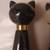2 Old Black Cat Items Tall Perfume & Shaker 4 thumbnail