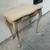 BEAUTIFUL LIKE NEW OLD WORLD TABLE WITH SMALL STORAGE DRAWER AND LONG LEGS 3 thumbnail