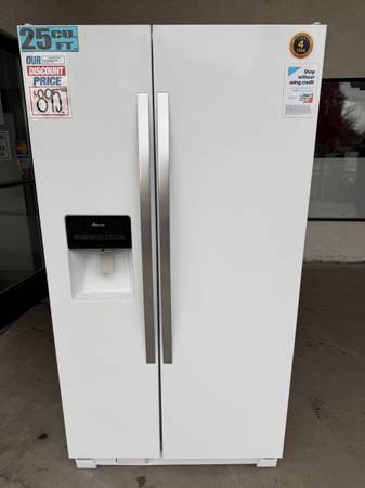 AMANA SXS REFRIGERATOR-4 YEAR WARRANTY🚚FREE SAME DAY DELIVERY🚚 1