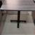 3 New 30x30 Square Printer Cafe Side Table w/ LN Black Metal X Base 1 thumbnail