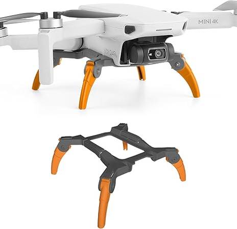 Mini 4K Landing Gear - Foldable Quick Release Leg Height Extended DJI 1