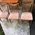 Mid Century Wood Dining Table Drop Leaf Petite w/ 3 MCM Chairs Vintage 6 thumbnail