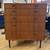 Vintage Mid Century Falster Danish Teak Veneer 5 Drawer Large Dresser 1 thumbnail