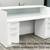 White Reception Desk with Frosted Glass - $590+Tax 3 thumbnail