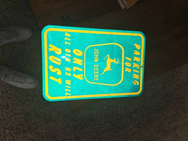 Authentic metal NJ green acres sign 1