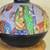 Beautiful colorfully hand painted 16" tall brass pitcher pot vessel 10 thumbnail