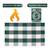 Firm Price! NEW Buffalo Plaid Rug, Green & White Check, Size 24"x36" 4 thumbnail