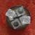 Rare Vintage Daimond Pattern Crystal Caster Set - 5 Pieces 2 thumbnail
