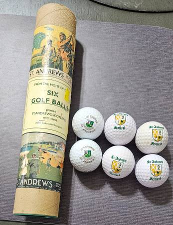 New St.andrews the home of golf in Scotland 6 balls and tubes 1