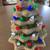 Vintage 12" hand painted ceramic Christmas Tree 3 thumbnail