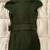 Dark Olive Green Belted Sweater 2 thumbnail