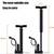 VIMILOLO Portable Bicycle Floor Pump Presta & Schrader Valves, 160 PSI 5 thumbnail
