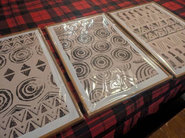 FWIEXA Boho Canvas Wall Art Set (3 Piece - 16" W x 24" H) 1