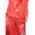 Women's Red Sequin Fringe Halter Dress Bodycon Party Dress M 4 thumbnail