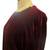Women’s burgundy Velvet Top.wt0025 4 thumbnail