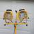 Work Light Telescoping Adjustable Dual Halogen Lights Luminar Work Works Great 3 thumbnail