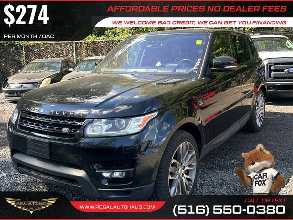 $274/mo - 2016 Land Rover Range Rover Sport 4WDV8 1