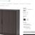 MOVING SALE!!! Beautiful Modern 2-Door Large Storage Cabinet 6 thumbnail