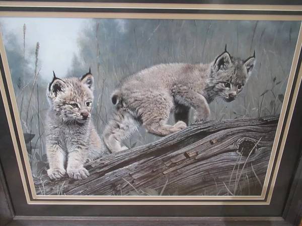 CHARLES FRACE' LIMITED EDITION PRINT SIGNED FRAMED ART PRINT "Double T 1