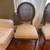 4 RESTORATION HARDWARE VINTAGE OVAL CANE BACK DINING CHAIRS BROWN OAK 3 thumbnail