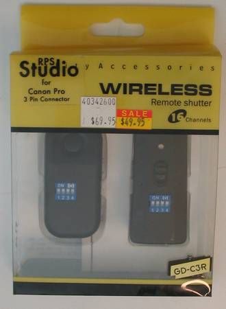 FS: RPS Studio Wireless remote shutter for Canon “D” 3 pin connector 1