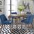 Liberty Furniture Space Savers Satin Walnut Rectangular Leg Table 9 thumbnail